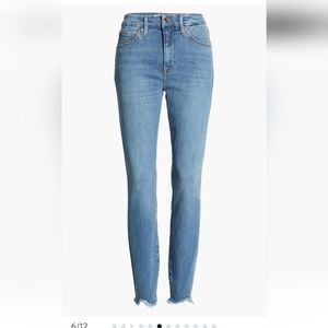 Good Legs High Waist Jagged Fray Hem Skinny Jeans size 16 LIKE NEW